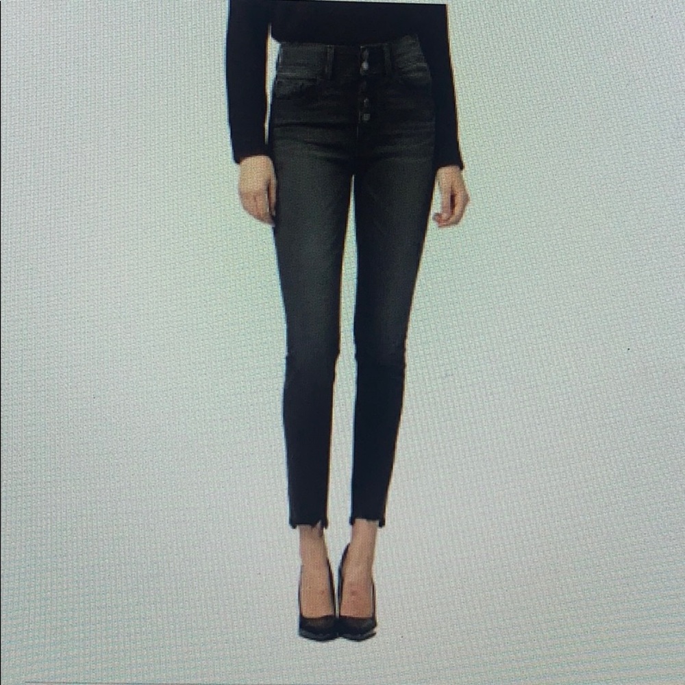 Flying Monkey Raw Hem Skinny Jeans